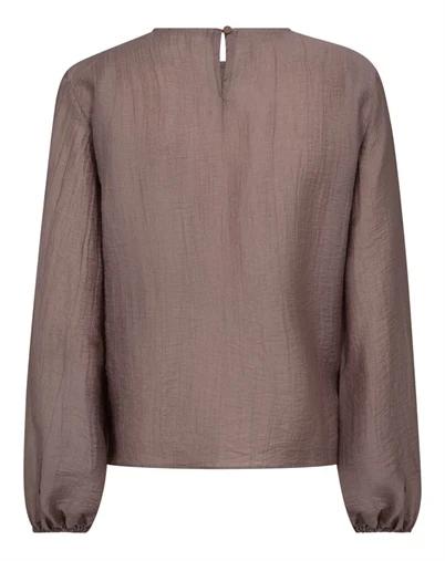  Co'couture - Conny CC Drape Bluse - Old Rose